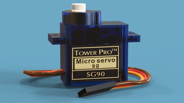 Micro servo 9g download free 3D model by NDesign Cad
