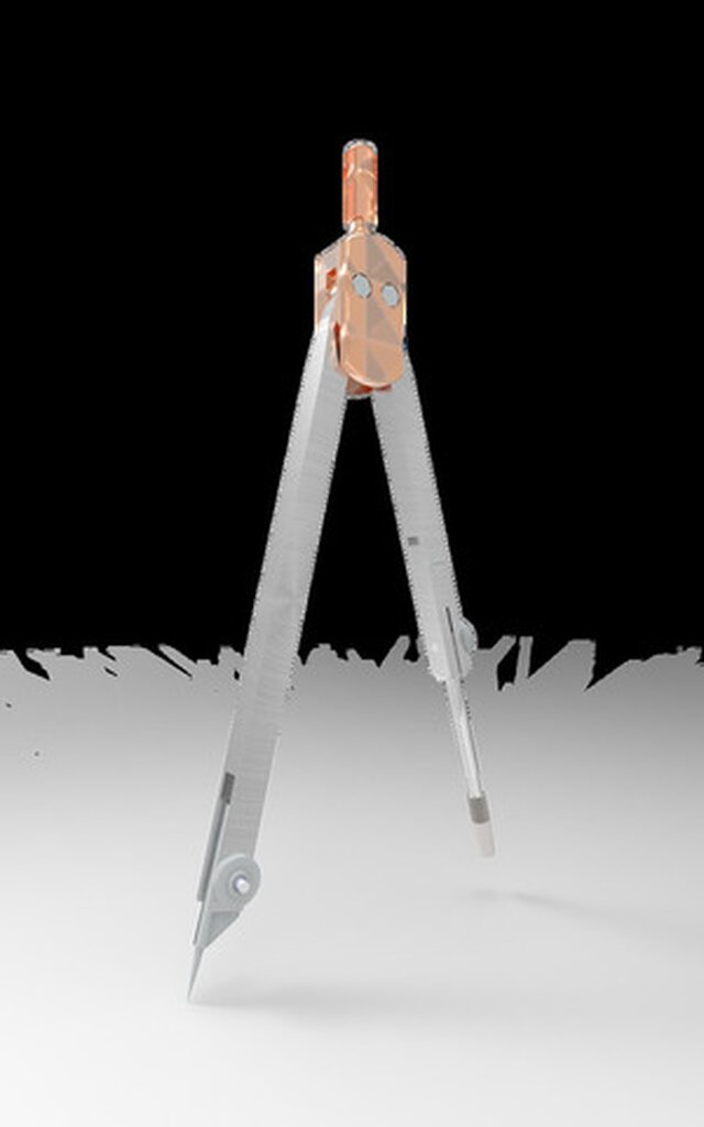 Engineering compass download free 3D model by Aleksandra Cad Crowd