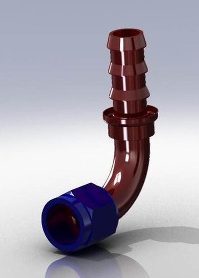 Hose fitting download free 3D model by Wongskie Works Cad Crowd