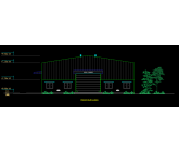 Floor Plan for Industrial/Flex Type Building