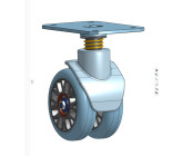 Non-Plastic Ultra-Durable Suspension Caster for Luggage