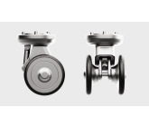 Non-Plastic Ultra-Durable Suspension Caster for Luggage