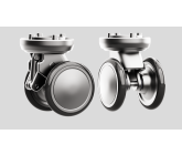 Non-Plastic Ultra-Durable Suspension Caster for Luggage