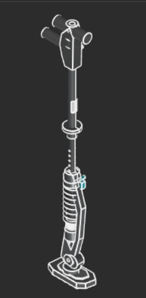 StrideAssist 2.0 – Medical Mobility Device CAD Design & Engineering Model