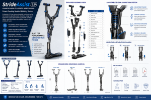 StrideAssist 2.0 – Medical Mobility Device CAD Design & Engineering Model