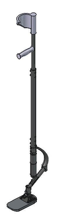 StrideAssist 2.0 – Medical Mobility Device CAD Design & Engineering Model