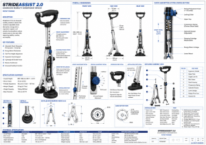 StrideAssist 2.0 – Medical Mobility Device CAD Design & Engineering Model