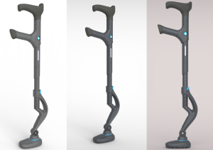 StrideAssist 2.0 – Medical Mobility Device CAD Design & Engineering Model