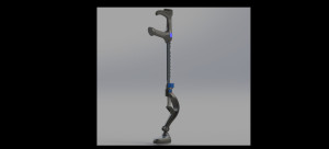 StrideAssist 2.0 – Medical Mobility Device CAD Design & Engineering Model