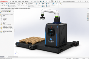 Exterior Redesign of an Industrial Palletizing Robot Cell