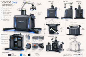 Exterior Redesign of an Industrial Palletizing Robot Cell