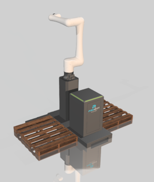 Exterior Redesign of an Industrial Palletizing Robot Cell