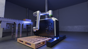 Exterior Redesign of an Industrial Palletizing Robot Cell