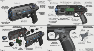 Laser Tag Sci-Fi Blaster Design