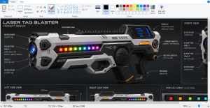 Laser Tag Sci-Fi Blaster Design