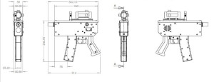 Laser Tag Sci-Fi Blaster Design