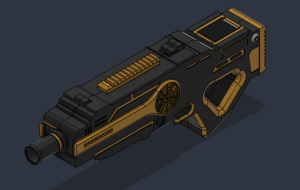 Laser Tag Sci-Fi Blaster Design