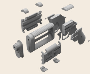 Laser Tag Sci-Fi Blaster Design