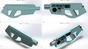 Laser Tag Sci-Fi Blaster Design
