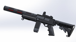 Laser Tag Sci-Fi Blaster Design