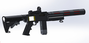Laser Tag Sci-Fi Blaster Design