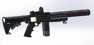 Laser Tag Sci-Fi Blaster Design